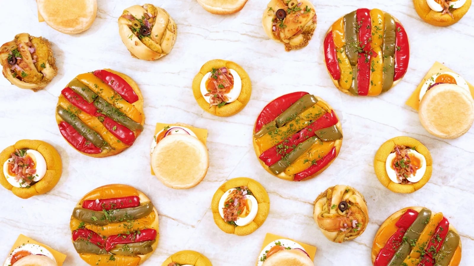 Créations salées de snacking et de traiteur