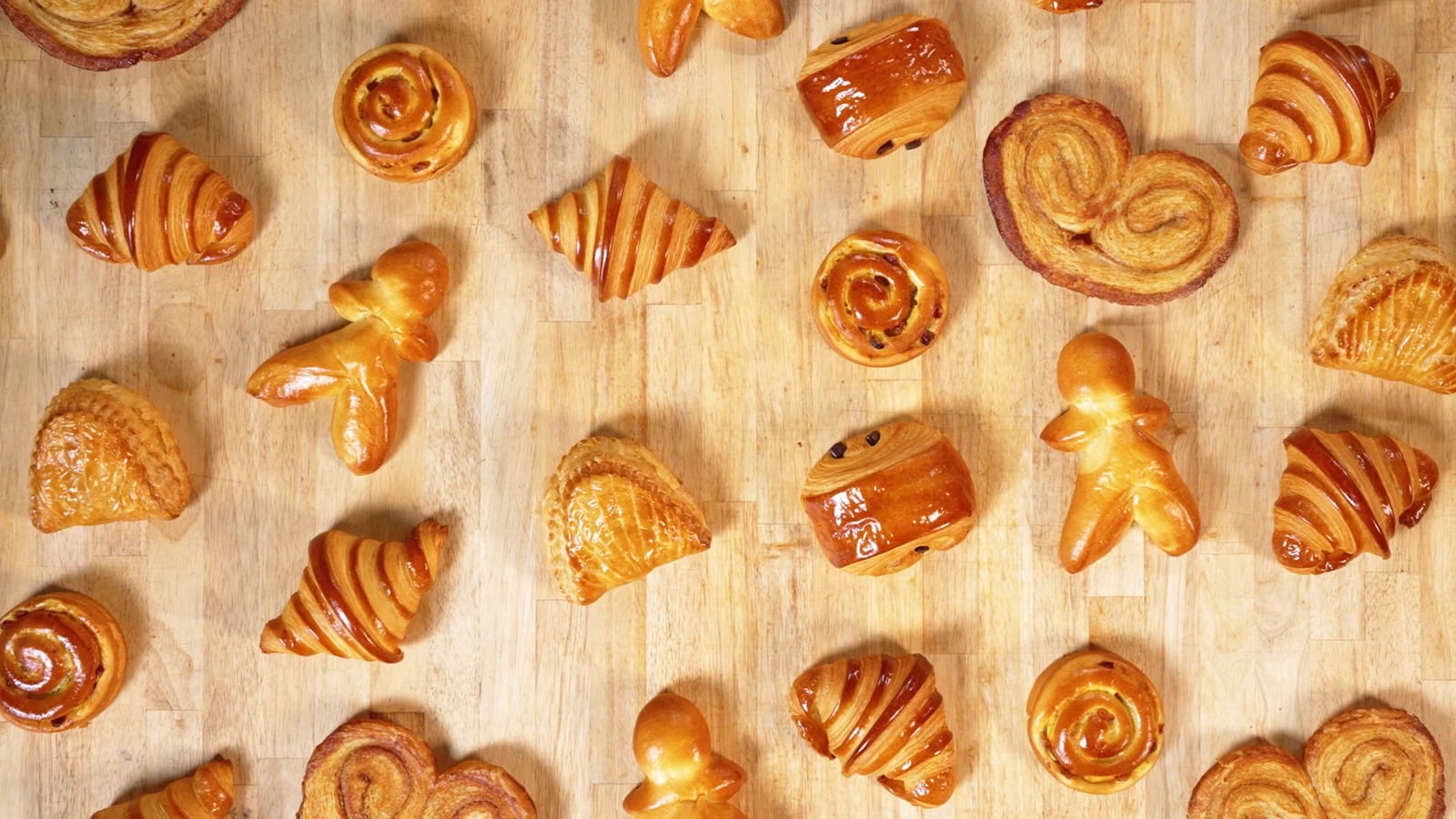 Croissants, pains au chocolat et autres viennoiseries